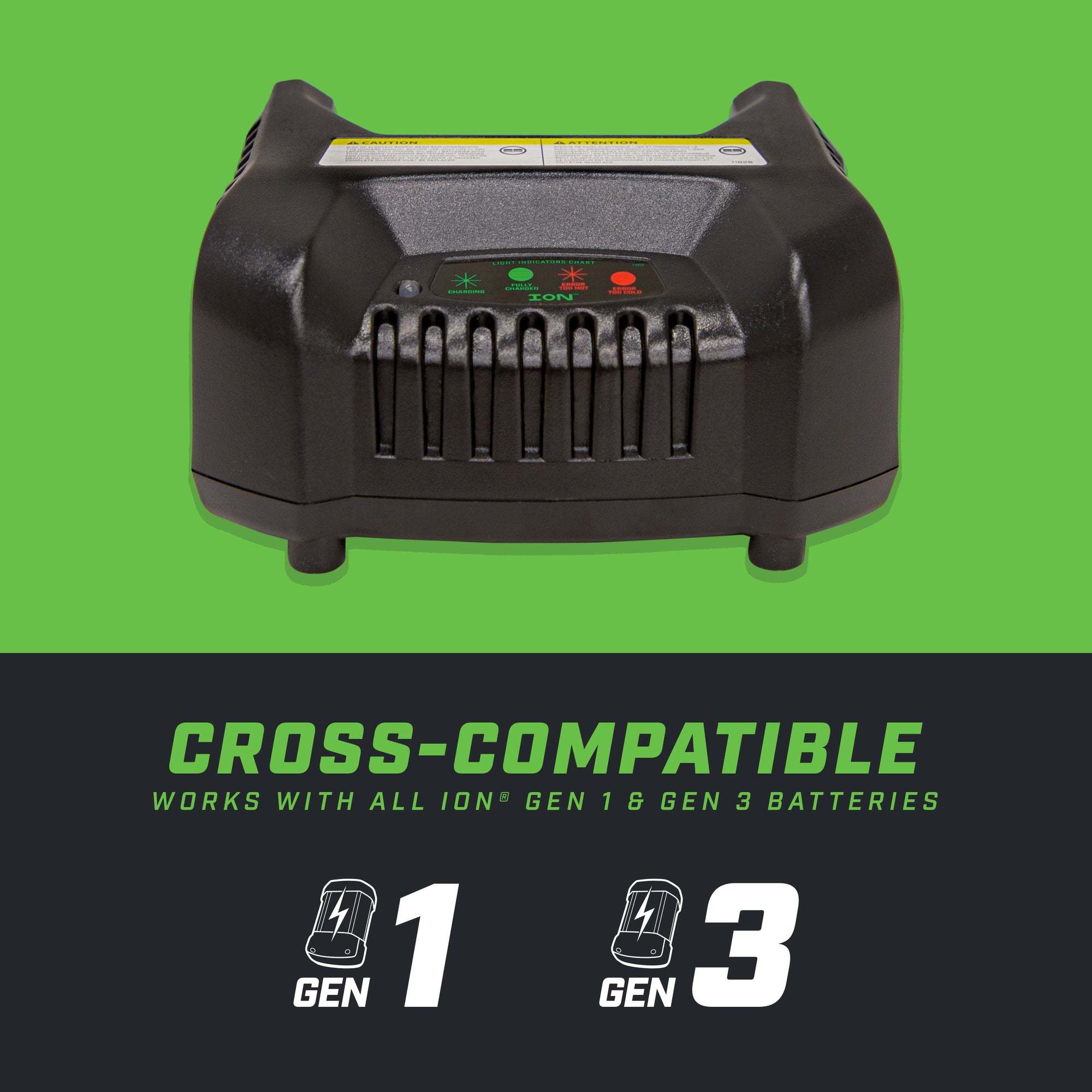 ION® Battery Charger (Gen 1 & Gen 3)