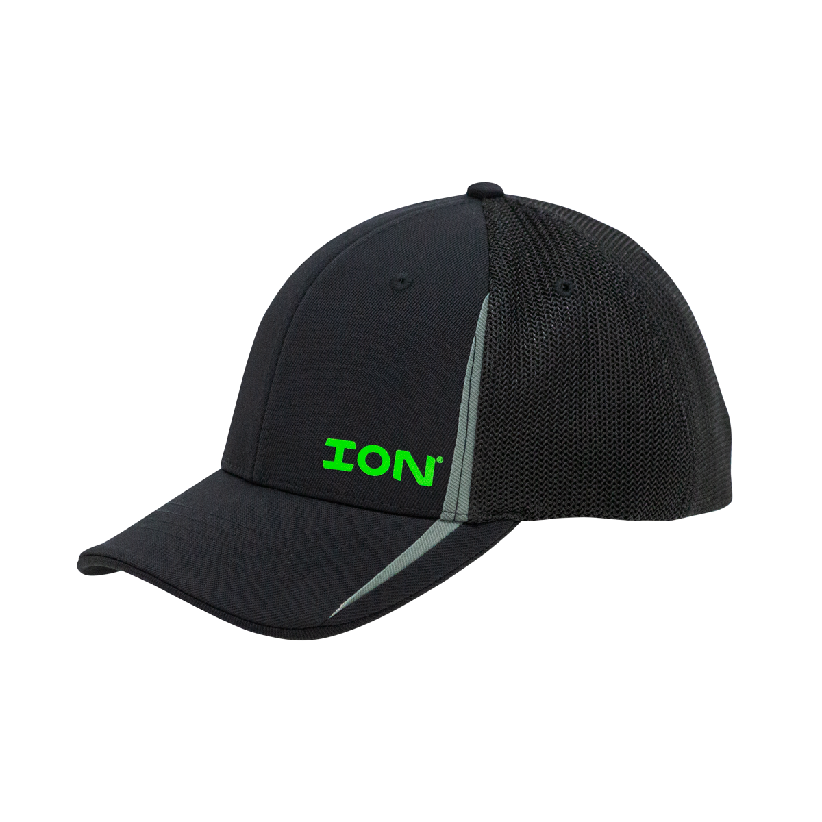 Neon Trucker Black Twill Hat