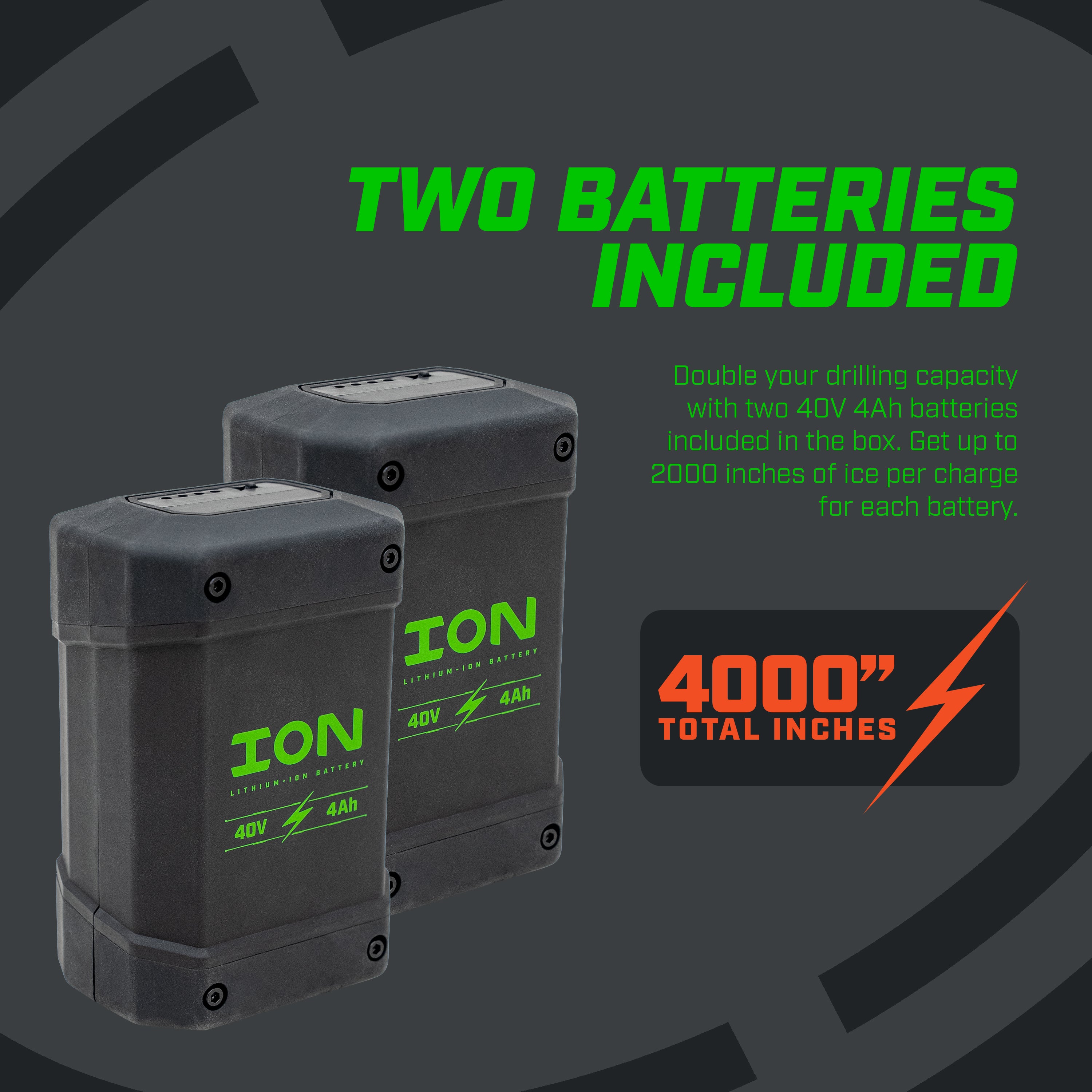 8" ION Alpha Pro (Two Batteries)